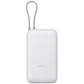 Powerbank 20000mAh Xiaomi Power Bank Integrated Cable/ 22.5W/ Blanco/ Incluye Cable USB Tipo-C