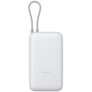 Powerbank 20000mAh Xiaomi Power Bank Integrated Cable/ 22.5W/ Blanco/ Incluye Cable USB Tipo-C