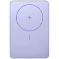 Powerbank 5000mAh Xiaomi Super Slim Magnetic Power Bank 5000/ Wireless/ Púrpura/ Incluye Cable USB Tipo-C