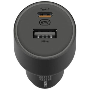 Cargador de Coche Xiaomi 67W USB-A Tipo-C/ 1xUSB-A/ 1xUSB Tipo-C/ 67W