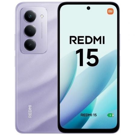 Smartphone Xiaomi Redmi 15 6GB/ 128GB/ 6.9"/ Púrpura