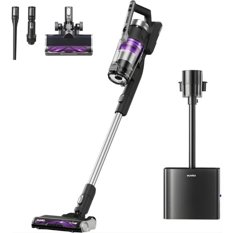 Aspiradora de escoba con estación de vaciado EUREKA Stylus Elite NEC490