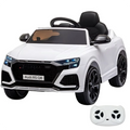 Audi RS Q8 12V Blanco - Coche eléctrico para niños