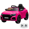 Audi RS Q8 12V Rosa - Coche eléctrico para niños