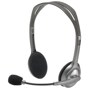 Auricular de Diadema Logitech H110 Plata