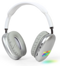 Gembird BHP-LED-02-W auricular y casco Auriculares Inalámbrico Diadema Llamadas/Música Bluetooth Blanco