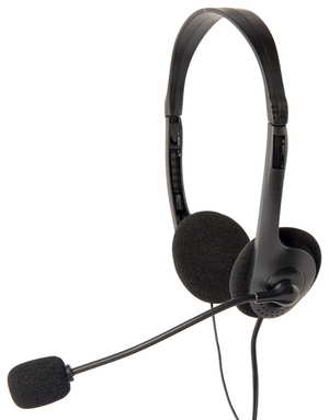 Gembird MHS-123 auricular y casco Auriculares Alámbrico Diadema Llamadas/Música Negro
