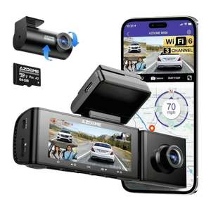 AZDOME M590 3 channel 2k front 1080P inside cabin and Rear dashcam