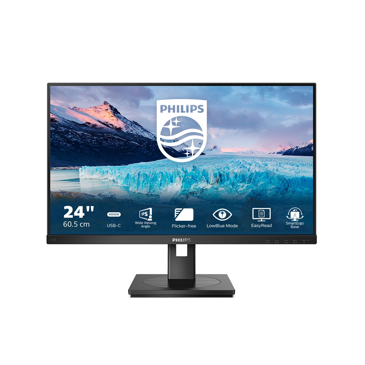 S Line 243S1/00 pantalla para PC 60,5 cm (23.8") 1920 x 1080 Pixeles Full HD LCD Negro