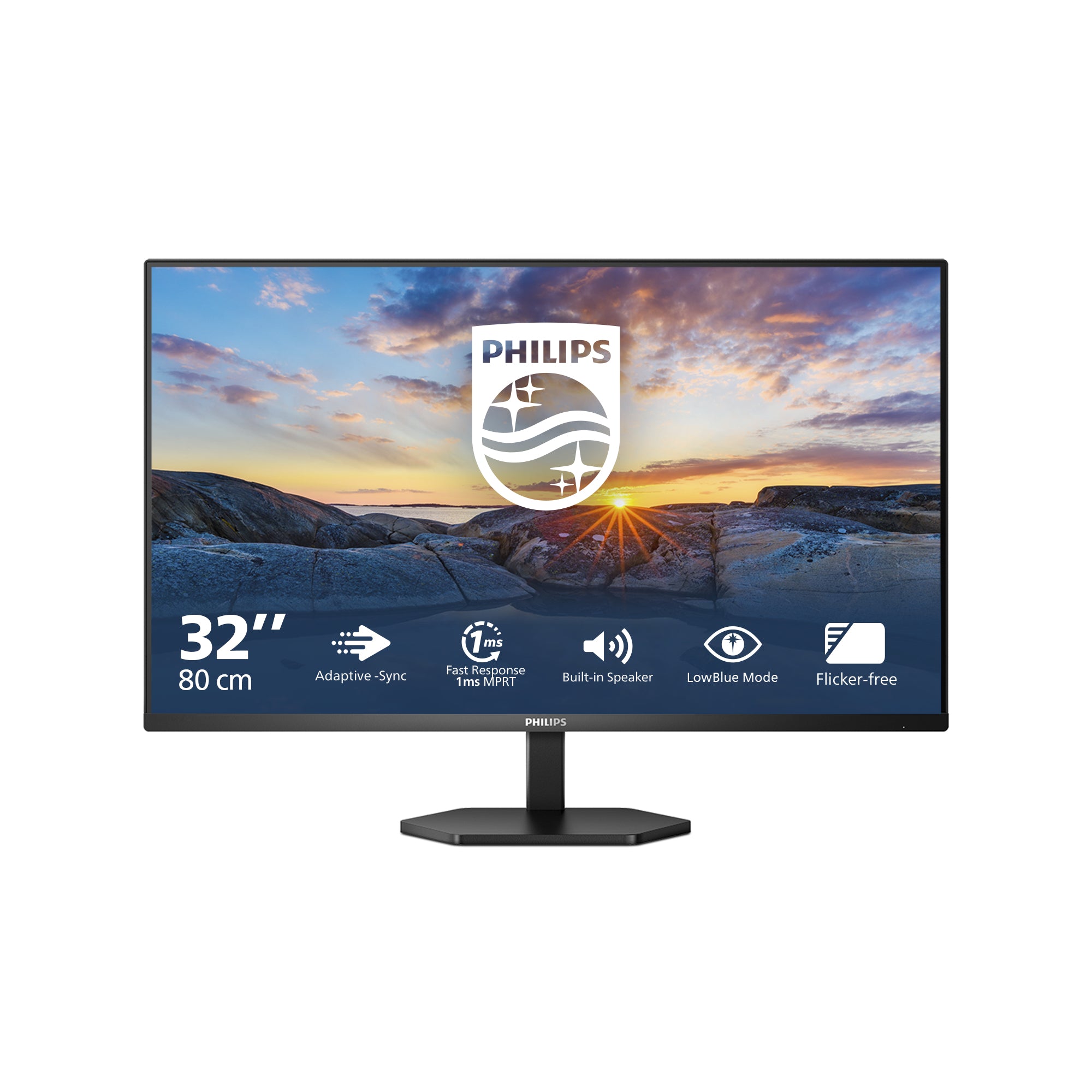 3000 series 32E1N3100LA/00 pantalla para PC 80 cm (31.5") 1920 x 1080 Pixeles Full HD LCD Negro