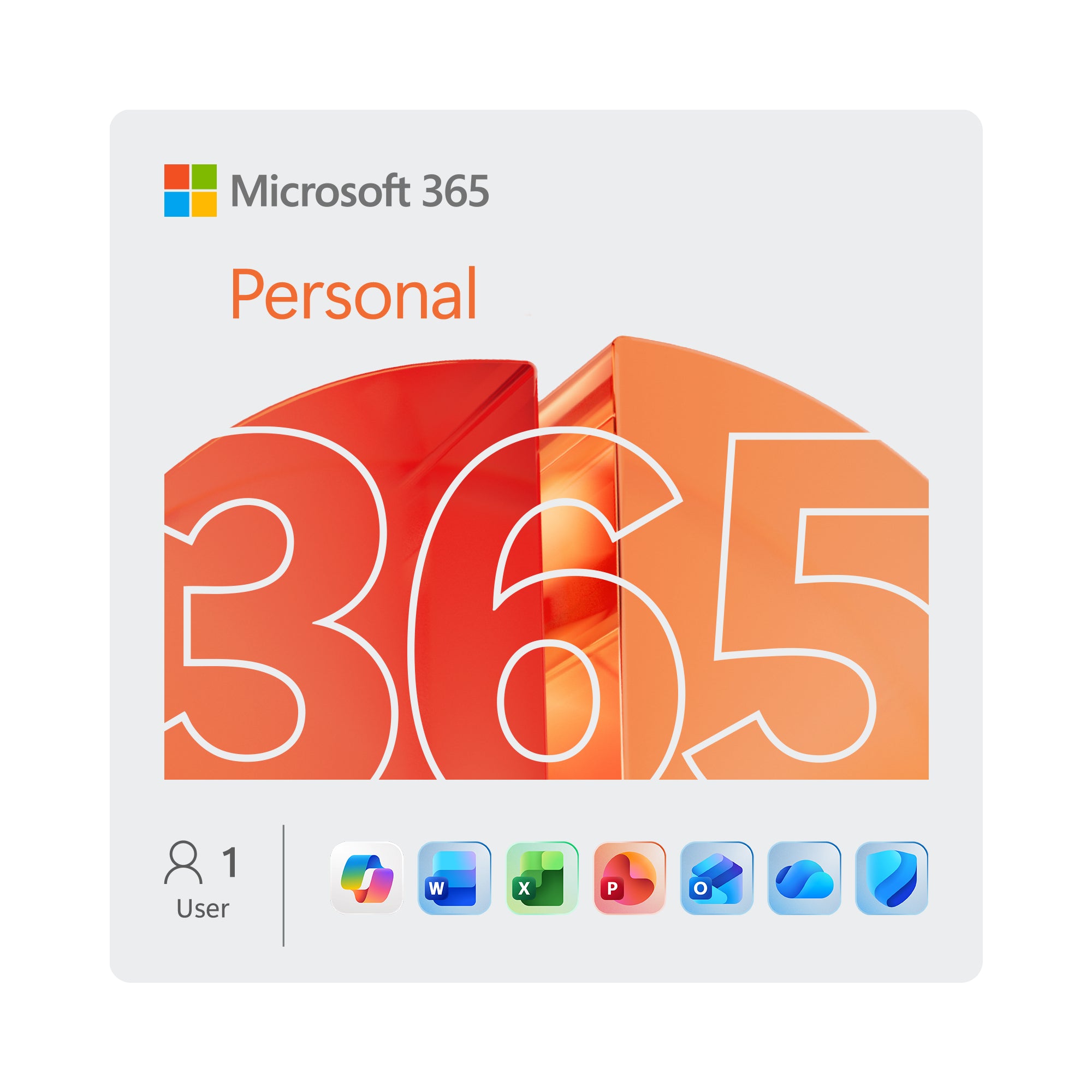 Office 365 Personal Office suite 1 licencia(s) Plurilingüe 1 año(s)