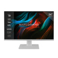 MV-24, Monitor 24 IPS FHD 120Hz, HDR10 1ms, FreeSync y G-SYNC, Monitor PC con Altavoces Integrados, Inclinación 25°, Low Blue Light y Flicker Free, HDMI + DisplayPort + Jack 3.5mm, Blanco