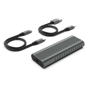 EW7025 caja para disco duro externo Caja externa para unidad de estado sólido (SSD) Gris M.2
