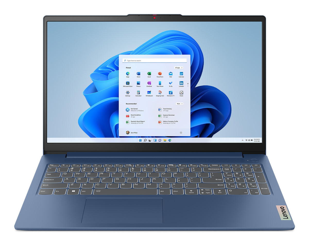 IdeaPad Slim 3 15AMN8 AMD Ryzen 5 40 Portátil 39,6 cm (15.6") Full HD 8 GB LPDDR5-SDRAM 512 GB SSD Wi-Fi 6 (802.11ax) Azul Español