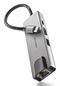 NGS-HUB-0140 hub de interfaz USB 2.0 Type-C 5000 Mbit/s Aluminio, Negro