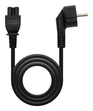 CABLE ALIM. TREBOL CEE7 ACODADO/M-C5/H 1.5 M
