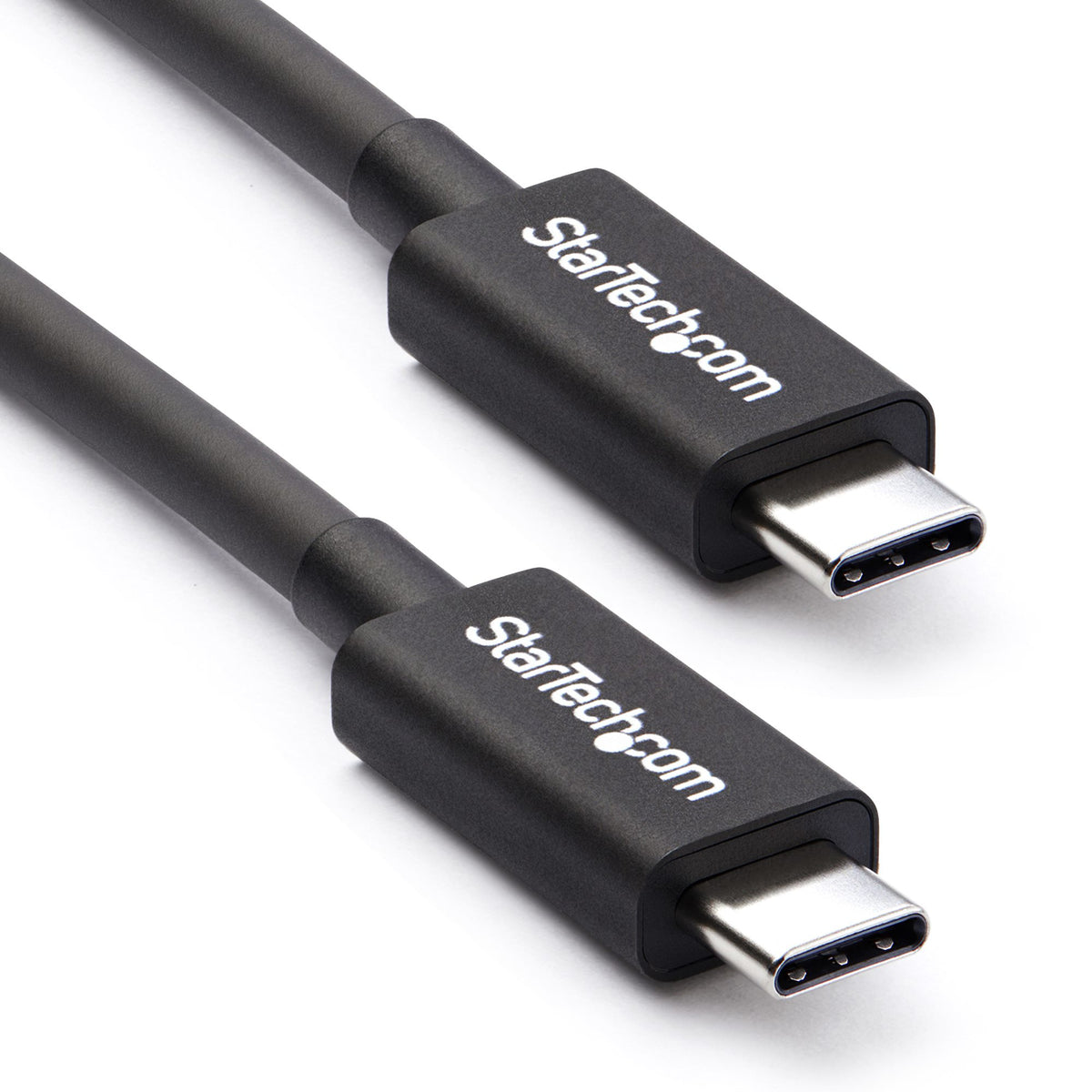 Cable Thunderbolt 3 Pasivo de 50cm - 40Gbps - PD 100W - Vídeo 4K/5K - Cable Thunderbolt - Certificado Thunderbolt - Compatible con USB4 / Modo Alt DP - Thunderbolt 4 - USB 3.2 - USB-C
