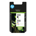 Pack de ahorro de 2 cartuchos de tinta original 300 negro/Tri-color