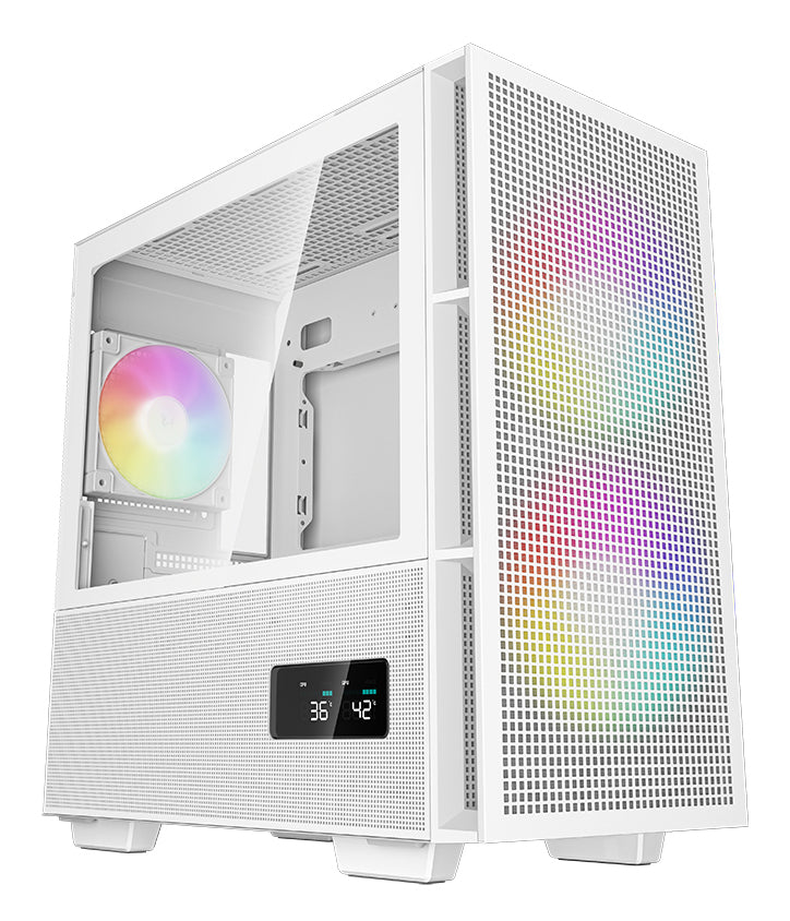 R-CH360-WHAPE3D-G-1 carcasa de ordenador Micro Torre Blanco