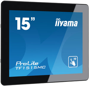 TF1515MC-B2 pantalla para PC 38,1 cm (15") 1024 x 768 Pixeles XGA LED Pantalla táctil Negro