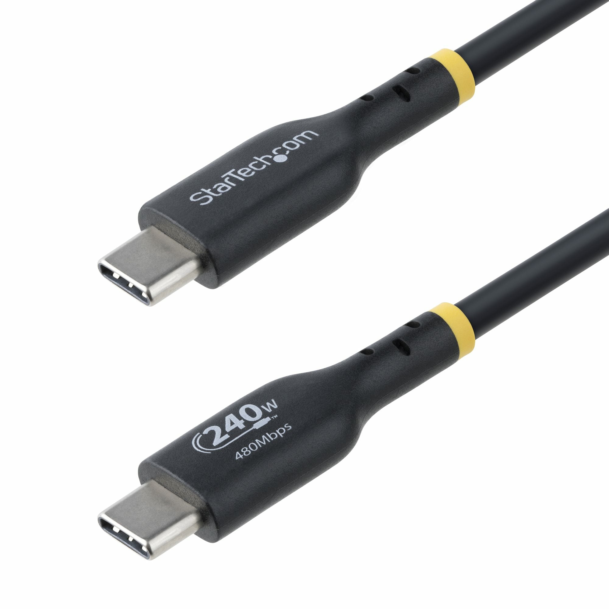 Cable de Carga USB-C de 4m - Cable USB Tipo C - Certificación USB-IF - PD de 240W EPR - Cable USB 2.0 USB-C de Carga para Portátiles - Recubrimiento de TPE - Macho a Macho