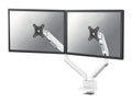 DS70-250WH2 Brazo de monitor 17-32" - resorte de gas - Topfix - Tope-a-180°