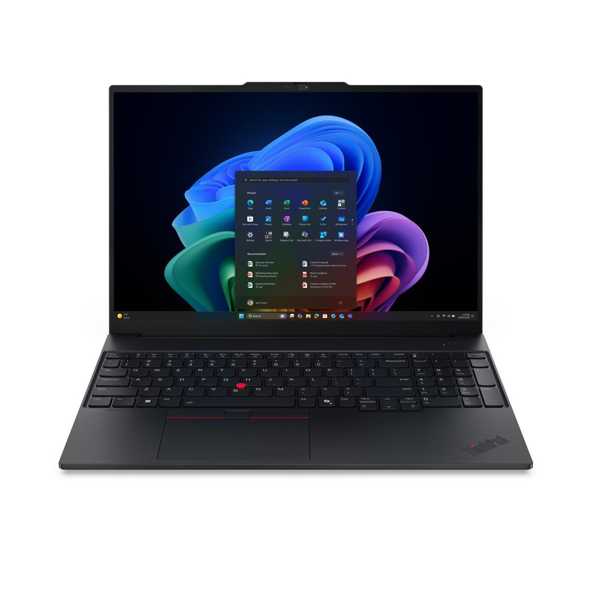 ThinkPad E16 Gen 4 (Intel) Intel Core 5 320 Portátil 40,6 cm (16") WUXGA 16 GB DDR5-SDRAM 512 GB SSD Wi-Fi 7 (802.11be) Windows 11 Pro Negro Español