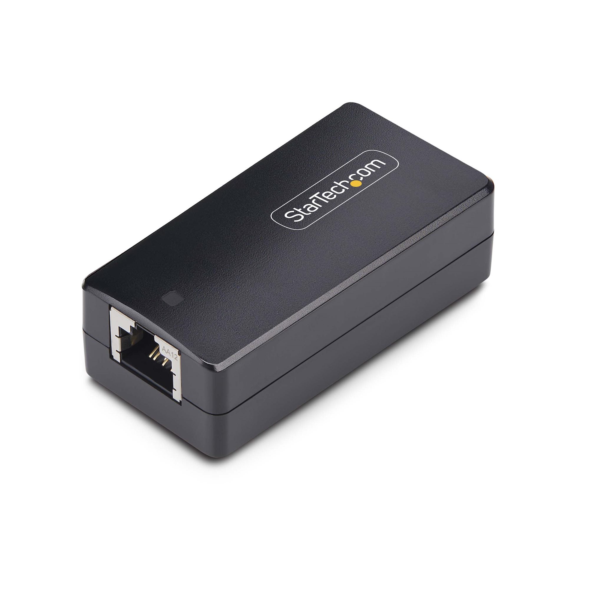 Aislador Galvánico de Red de 1 Puerto RJ45 Ethernet Gigabit - Acoplador Protector de Red - Filtro de Protección de Picos de Corriente RJ45 Ethernet - 4kV - IP40 - para Carril DIN - TAA