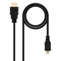 HDMI, 0.8m cable HDMI 0,8 m HDMI tipo A (Estándar) HDMI tipo D (Micro) Negro
