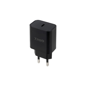 Cargador de Pared USB-C PD20W, Negro