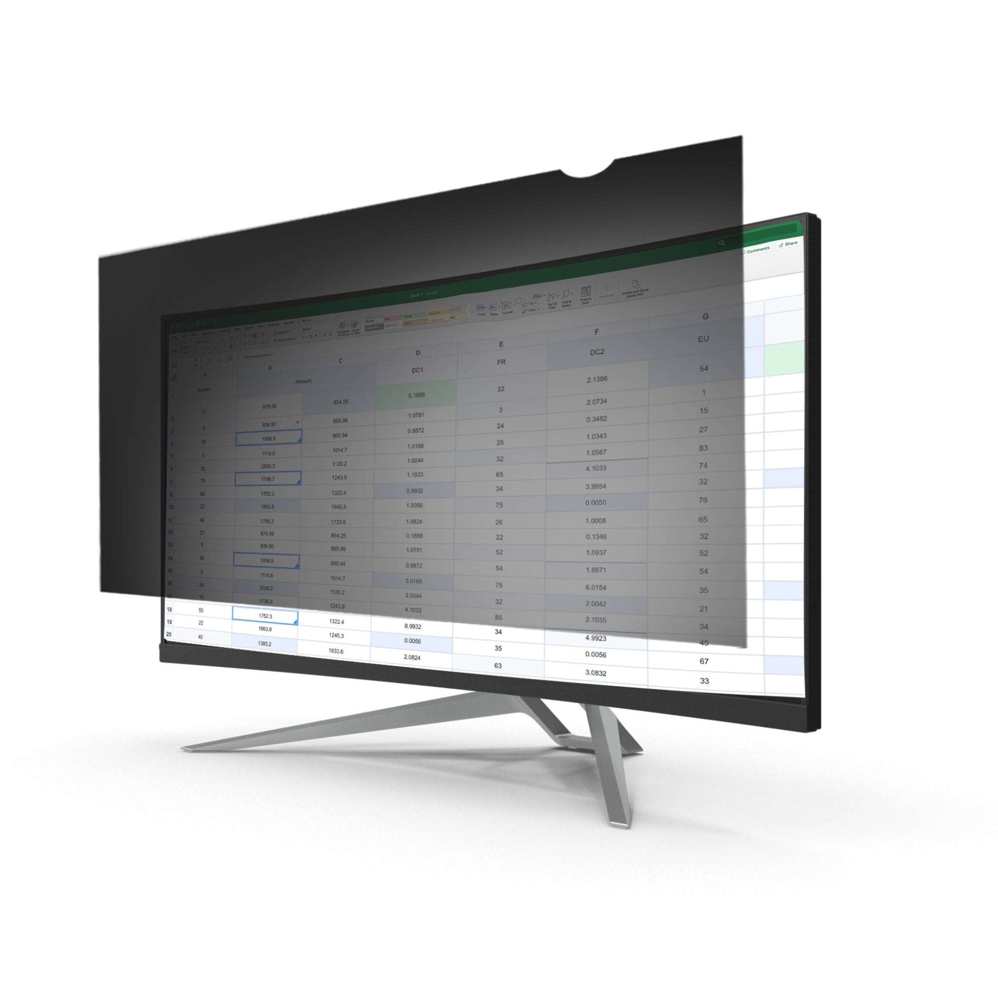 PRIVSCNMON34W filtro para monitor 86,4 cm (34") Filtro de privacidad para pantallas sin marco