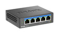 DMS-105 No administrado L2 2.5G Ethernet (100/1000/2500) Negro