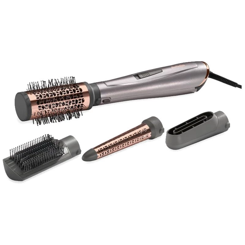 BaByliss Air Style 1000 Negro/Cobre 1000W iónico 2 temperaturas aire frío Kit moldeador