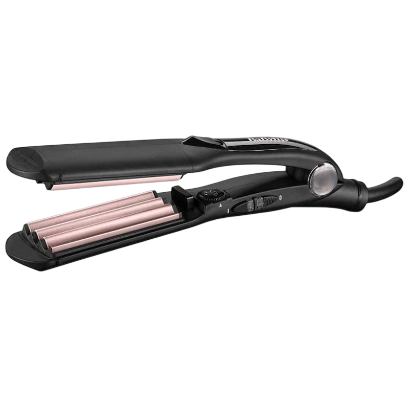 BaByliss The Crimper Negro/Rosa 210°C cerámica 10 temperaturas Plancha de pelo