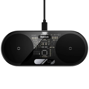 Baseus Dual USB-C 20W - Cargador Inalámbrico