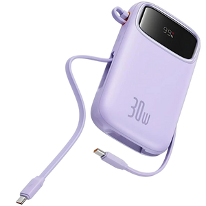 Baseus QPow 2 10000 mAh 30W - Power Bank Violeta