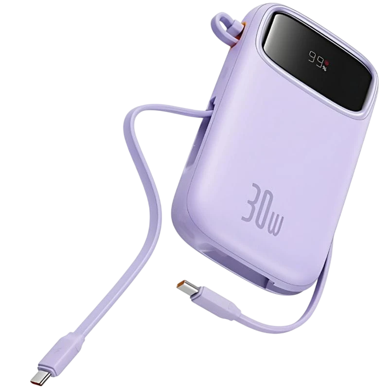 Baseus QPow 2 10000 mAh 30W - Power Bank Violeta