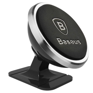 Baseus SUCX140015 Plateado - Soporte de teléfono para coche