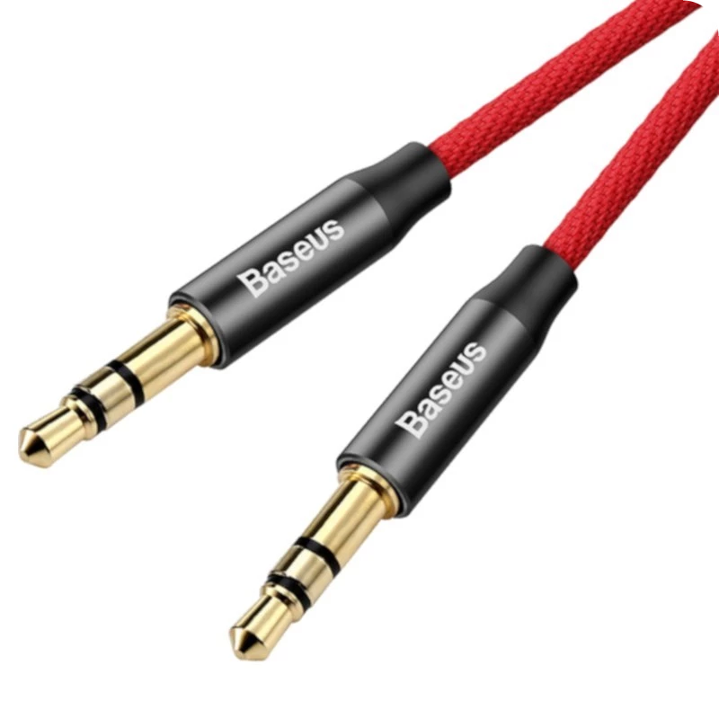 Baseus Yiven Adaptador Cable Mini Jack 3.5mm Macho a Mini Jack 3.5mm Macho 1.5M Negro
