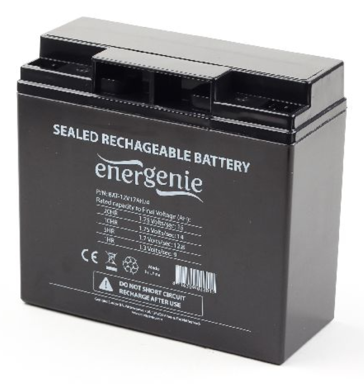 Gembird BAT-12V17AH/4 batería para sistema ups Sealed Lead Acid (VRLA) 12 V 17 Ah