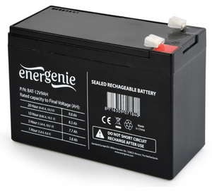 Gembird 12V, 9 Ah Sealed Lead Acid (VRLA)