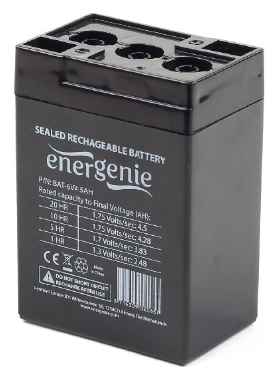 Gembird BAT-6V4.5AH batería para sistema ups 6 V 4,5 Ah