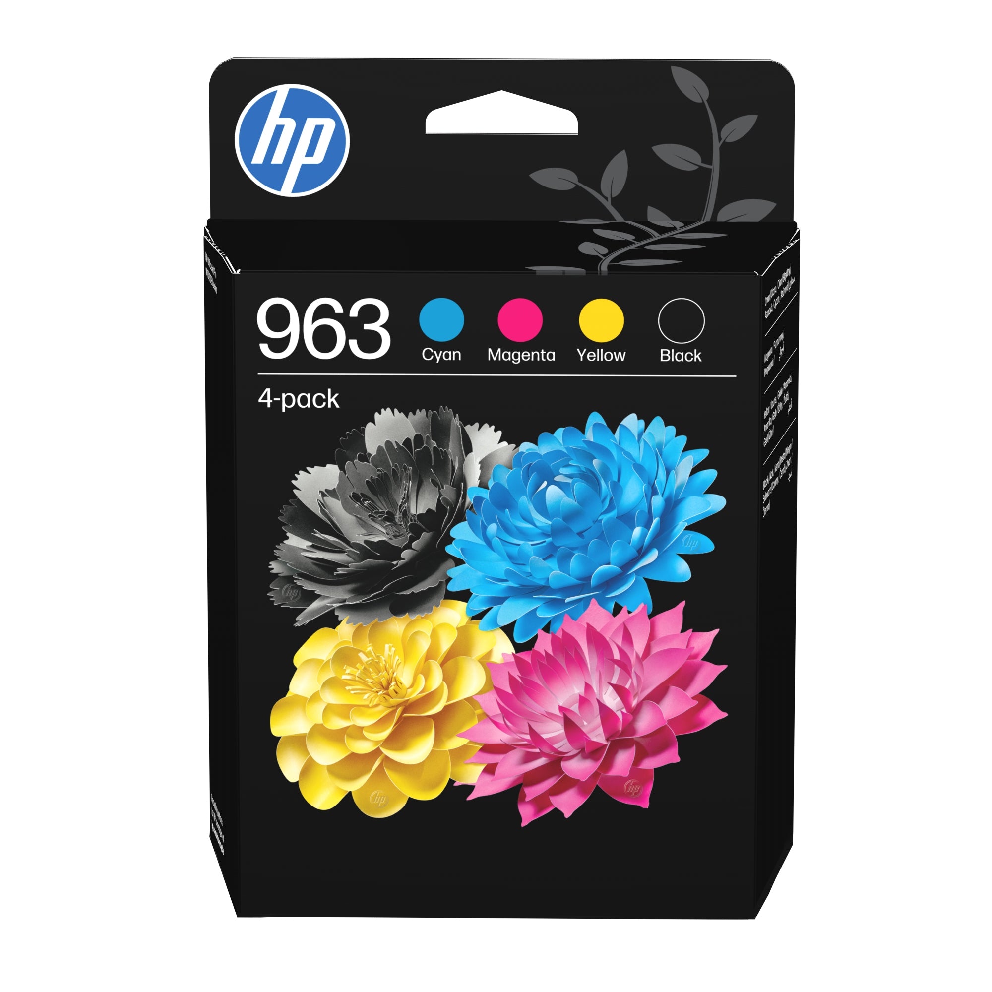 Paquete de 4 cartuchos de tinta Original 963 negro/cian/magenta/amarillo
