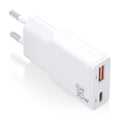 ASCH-30W2P046-W cargador de dispositivo móvil Cámara digital, MP3, MP4, Teléfono móvil, Navegante, Portátil, Consola de juegos portátil, Smartphone, Tableta, Universal Blanco Corriente alterna Carga rápida Interior