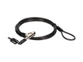 CUSTODIO02BS cable antirrobo Negro 1,8 m