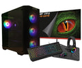 AMD Ryzen 5 4650G/16GB/2 Tb NVMe/Monitor 24" Teclado raton auriculares y alfombriila Ordenador Gaming