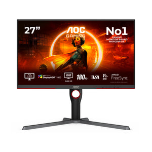 G3 Q27G3XMN/BK pantalla para PC 68,6 cm (27") 2560 x 1440 Pixeles 2K Ultra HD LED Negro, Rojo
