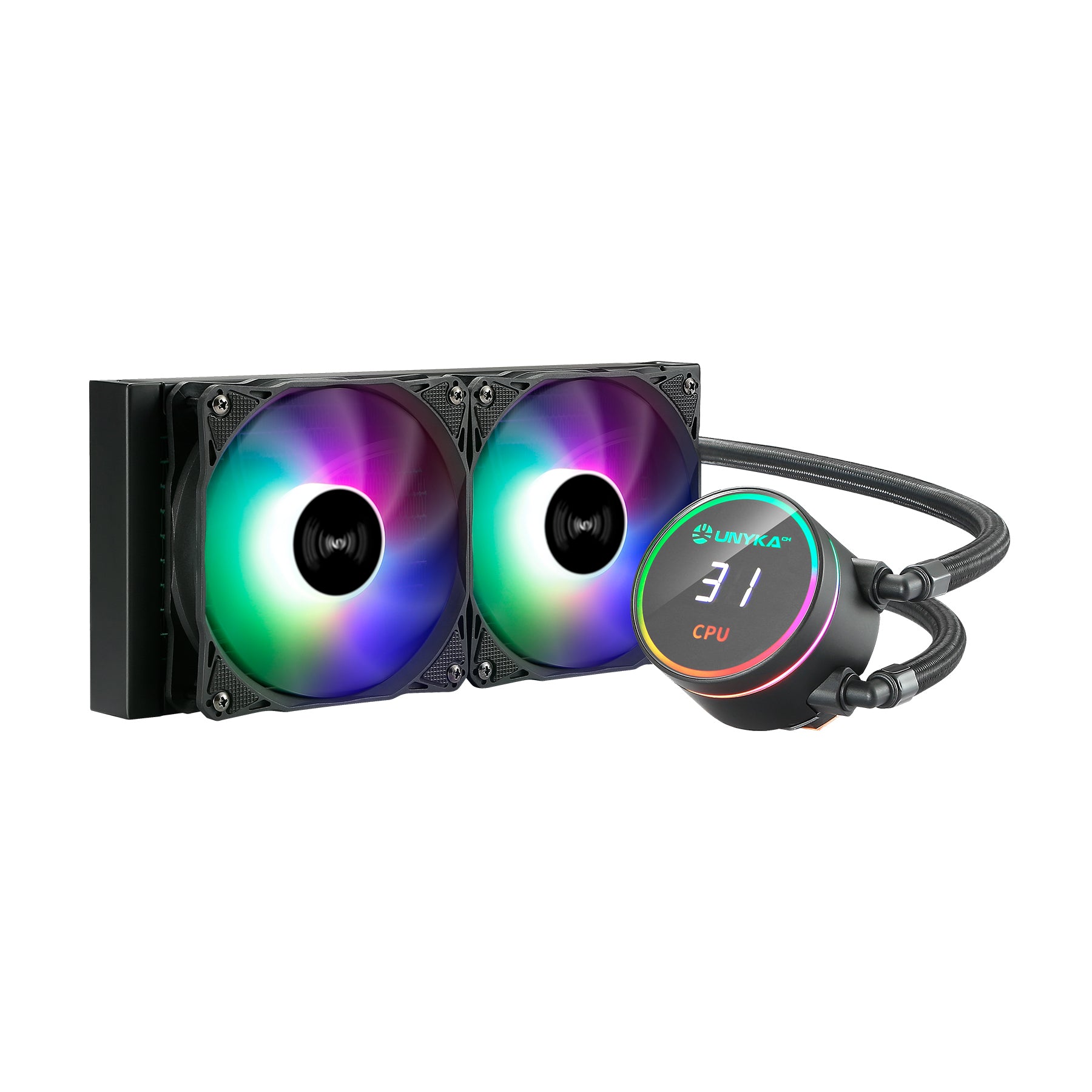 AquaStorm 240 Procesador Sistema de refrigeración líquida todo en uno 12 cm Negro 1 pieza(s)