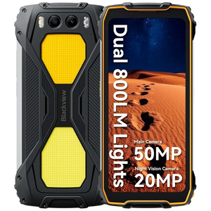 Blackview BV7300 6GB/256GB Naranja  - Teléfono Móvil Rugged con Luz de camping