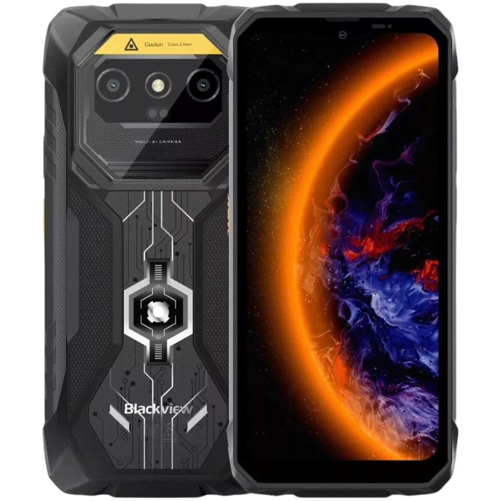 Blackview Rock 1 Pro 8GB/256GB Negro Rugged con lector de códigos de barras IP68/IP69K 6,56 pulgadas IPS 90Hz 20MP NFC